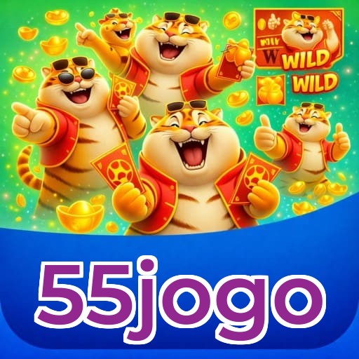 Números do app 55jogo em material de marketing — ilustração, não auditoria